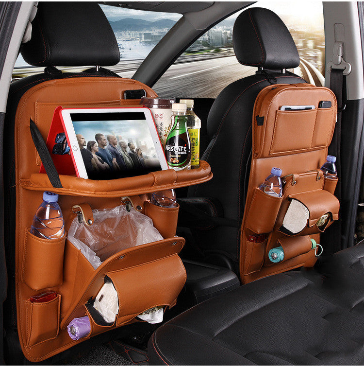 🚗 Nie wieder Chaos im Auto – Mit dem All-in-One Organizer mit Tablet- & Getränkehalter