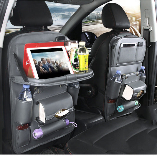 🚗 Nie wieder Chaos im Auto – Mit dem All-in-One Organizer mit Tablet- & Getränkehalter