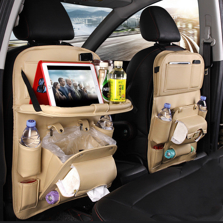 🚗 Nie wieder Chaos im Auto – Mit dem All-in-One Organizer mit Tablet- & Getränkehalter
